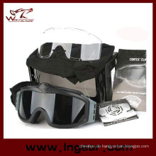 Taktische Turbofan Airsoft Goggle Goggles mit 2-Gang